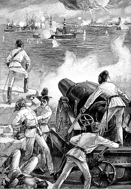 The Bombardment of Alexandria on 11 July 1882 a Unbekannter Künstler