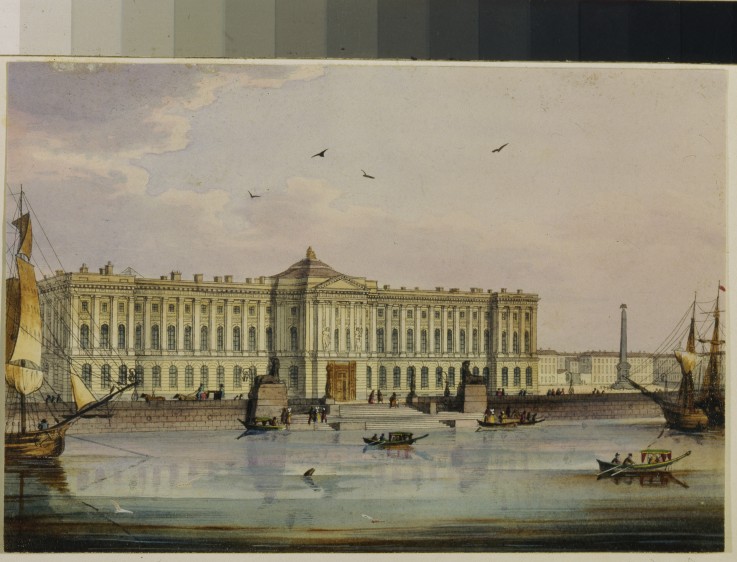 The Imperial Academy of Arts in Saint Petersburg (Album of Marie Taglioni) a Unbekannter Künstler