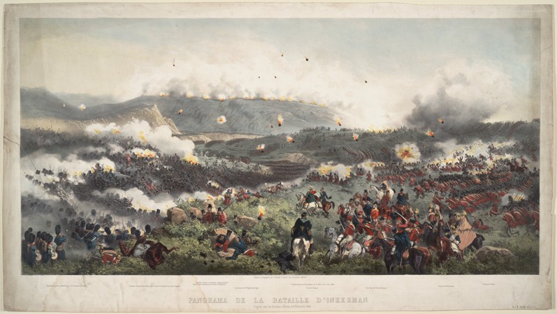 The Battle of Inkerman on November 5, 1854 a Unbekannter Künstler