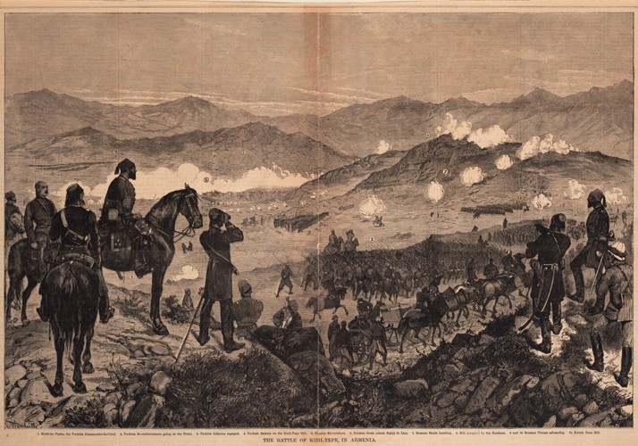 The Battle of Kizil-Tepe on June 25, 1877 a Unbekannter Künstler