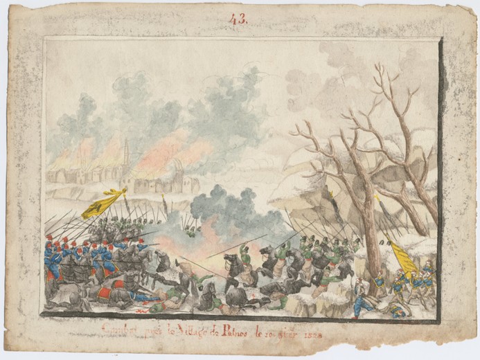 The Battle of Patnos on October 1828 a Unbekannter Künstler