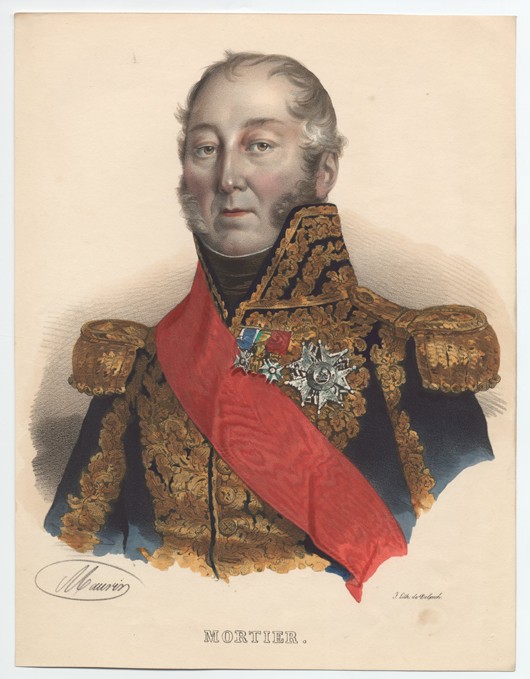 Édouard Adolphe Mortier (1768-1835), Marshal of France a Unbekannter Künstler
