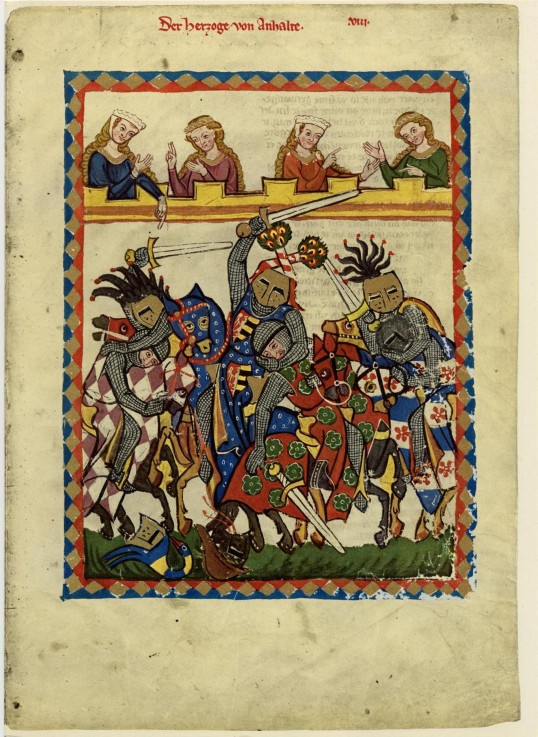 Henry I, Count of Anhalt (From the Codex Manesse) a Unbekannter Künstler