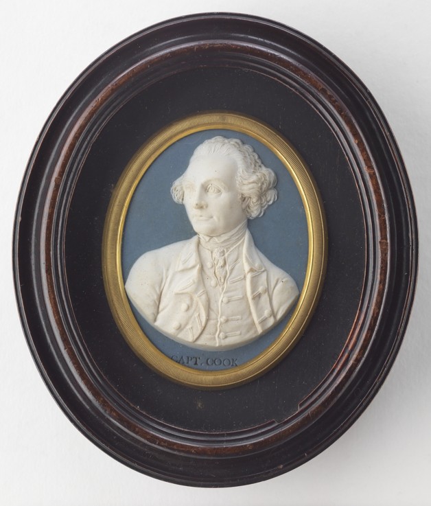 Captain James Cook (Wedgwood portrait medallion) a Unbekannter Künstler