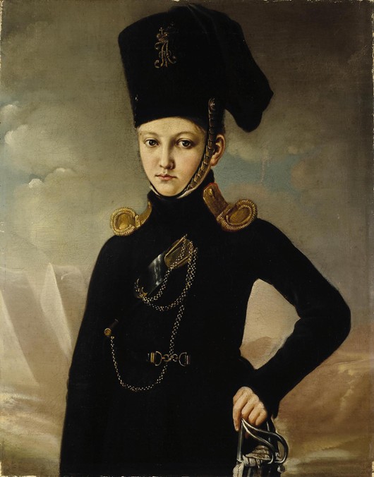 Cossack of the 1st Mounted Cossack Regiment Count M.A. Dmitriev-Mamonov a Unbekannter Künstler
