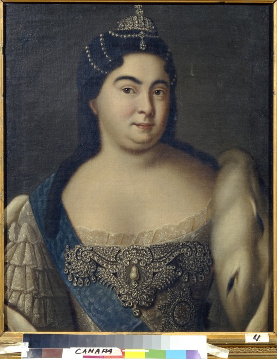 Portrait of Empress Catherine I. (1684-1727) a Unbekannter Künstler