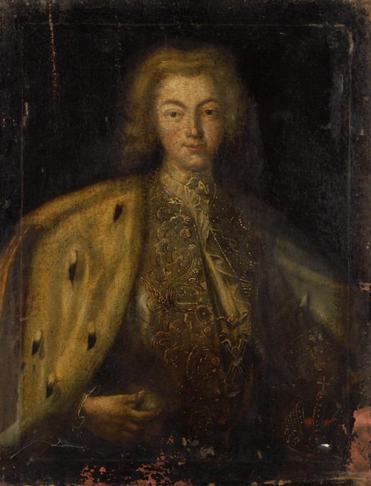 Portrait of the Tsar Peter II of Russia (1715-1730) a Unbekannter Künstler