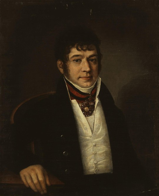 Portrait of Platon Bogdanovich Ogarev (1777-1838) a Unbekannter Künstler