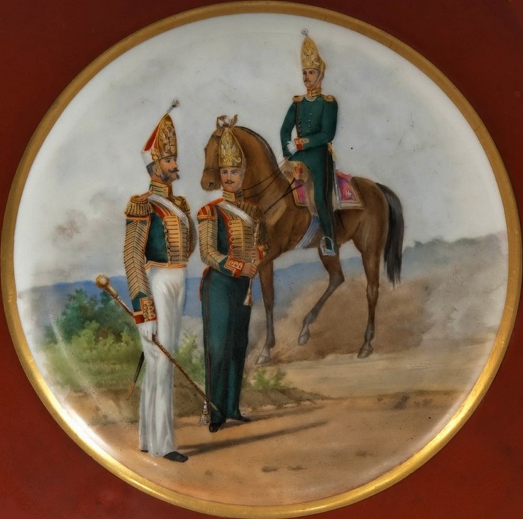 Russian Grenadiers (Plate) a Unbekannter Künstler