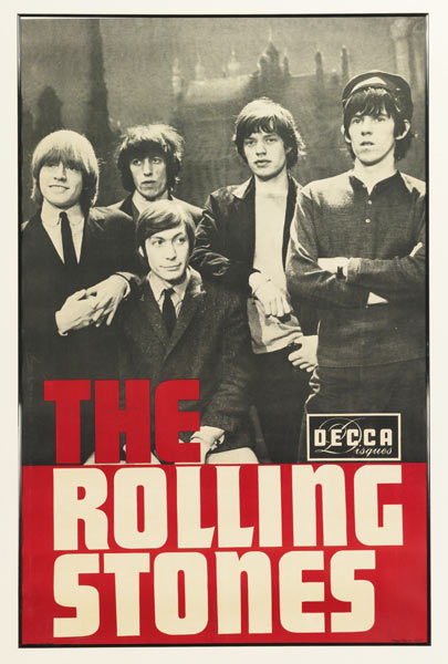 The Rolling Stones. Poster for the Paris Olympia a Unbekannter Künstler