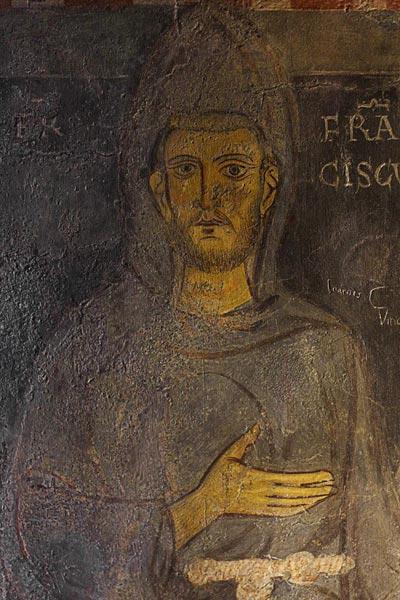 San Francesco d'Assisi (Dettaglio del suo ritratto più antico)