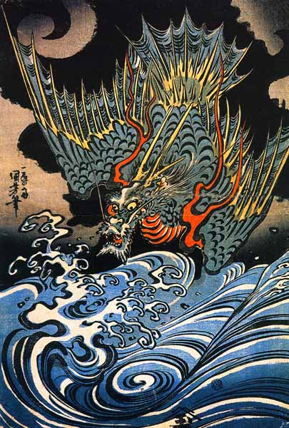 Sea-Dragon a Utagawa Kuniyoshi