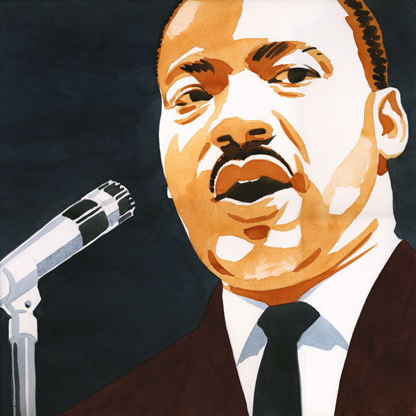 Martin Luther King a Pavel van Golod