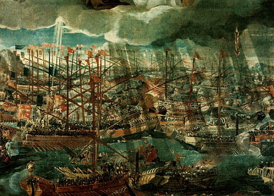 Allegory of the Battle of Lepanto (detail of 60381) a Veronese, Paolo (Paolo Caliari)