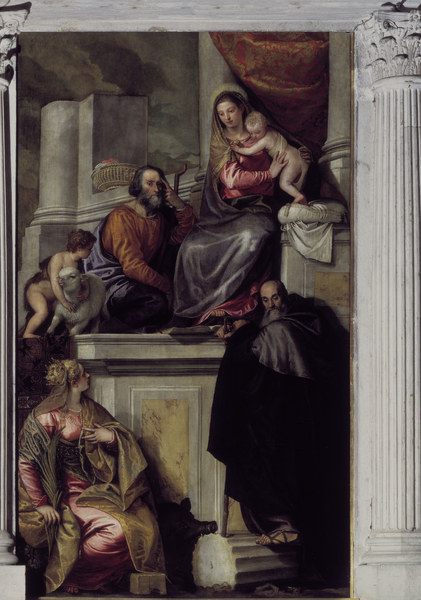 Madonna, Child & Saints / Veronese a Veronese, Paolo (Paolo Caliari)