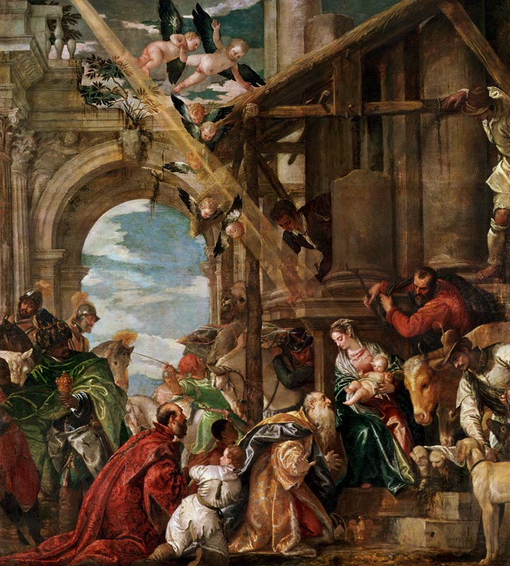Adoration of the Kings a Veronese, Paolo (Paolo Caliari)