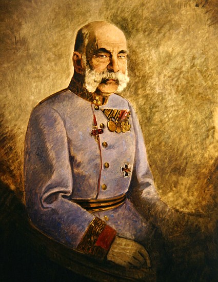 Franz Joseph I of Austria, c.1916 a Vienna Nedomansky Studio