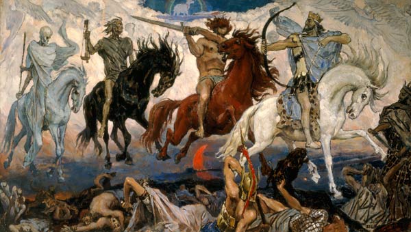 The Four Horsemen of the Apocalypse a Viktor Michailowitsch Wasnezow