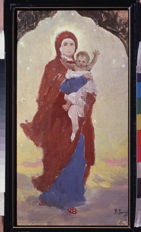 Virgin and Child a Viktor Michailowitsch Wasnezow
