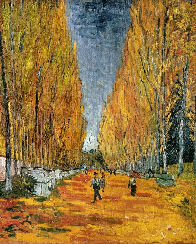 Les Alyscamps a Vincent Van Gogh