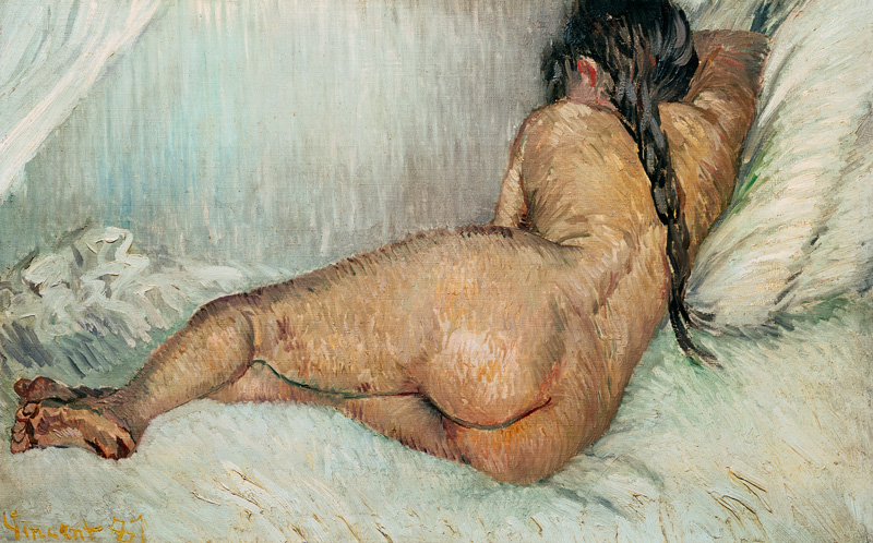 Donna nuda sdraiata a Vincent Van Gogh