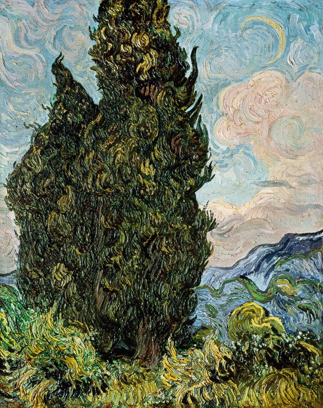Cypresses a Vincent Van Gogh