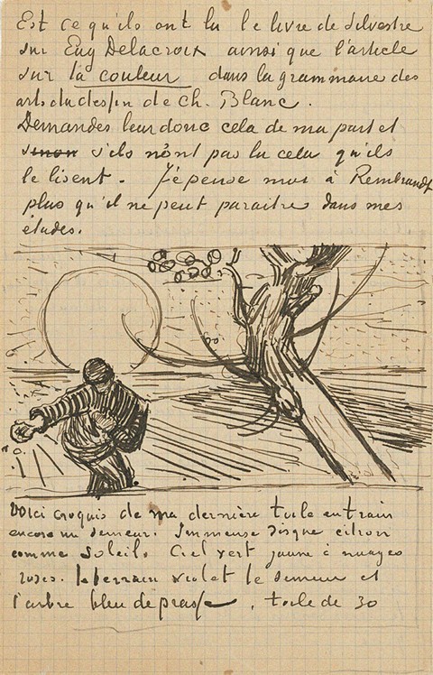 The Sower, Letter to Theo from Arles, c. 25 November 1888 a Vincent Van Gogh