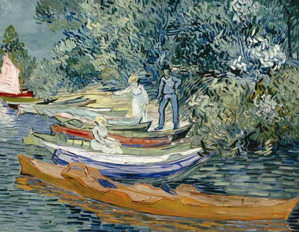Bank of the Oise at Auvers a Vincent Van Gogh