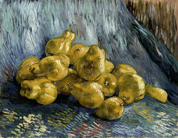 Still Life with Quinces a Vincent Van Gogh