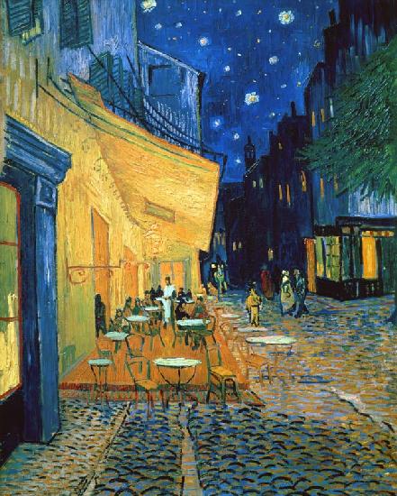 Terrazza del caffe la sera, Place du Forum, Arles - Vincent Van Gogh