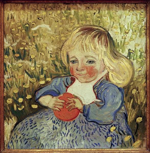 van Gogh / Child with orange / 1890 a Vincent Van Gogh