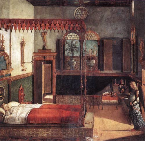 Dream of St. Ursula a Vittore Carpaccio
