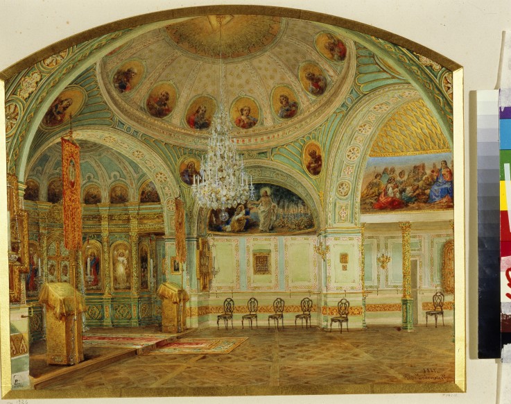 Interior of the House Church in the Yusupov Palace in St. Petersburg a Wassili Sadownikow