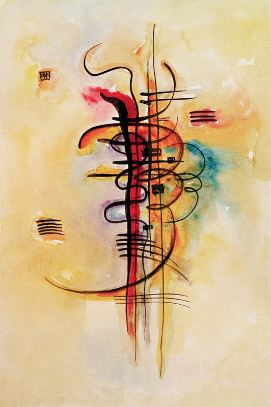 Acquerello Nr. 326 - Wassily Kandinsky come stampa d'arte o dipinto.