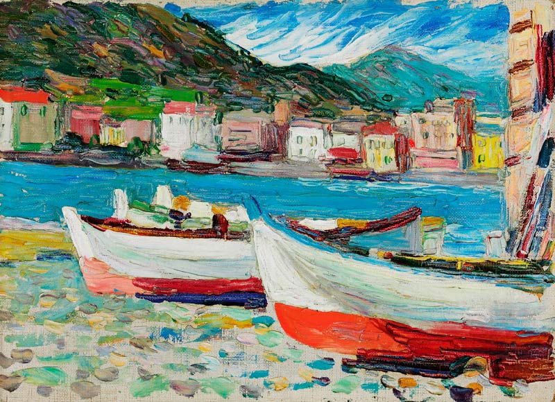 Rapallo, Boote a Wassily Kandinsky
