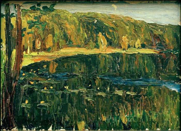 Achtyrka - Dark Lake a Wassily Kandinsky