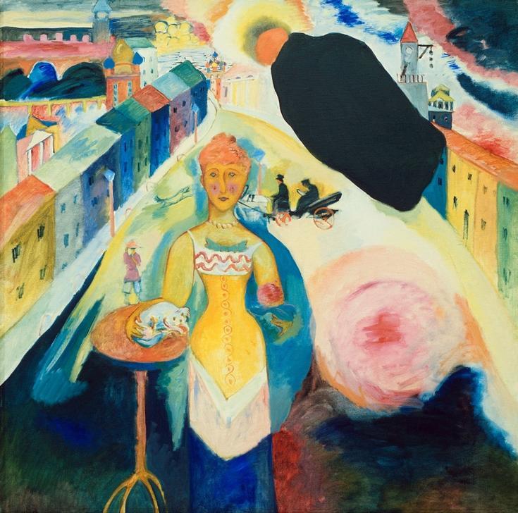 Lady in Moscow a Wassily Kandinsky
