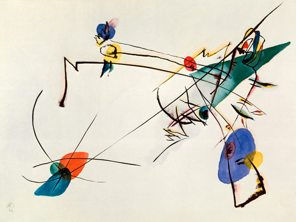 Simple Watercolour a Wassily Kandinsky