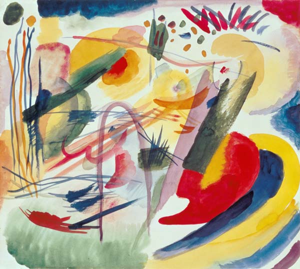 Composition without titles a Wassily Kandinsky
