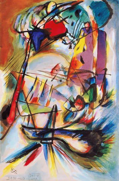 Composizione "Senza scopo" a Wassily Kandinsky