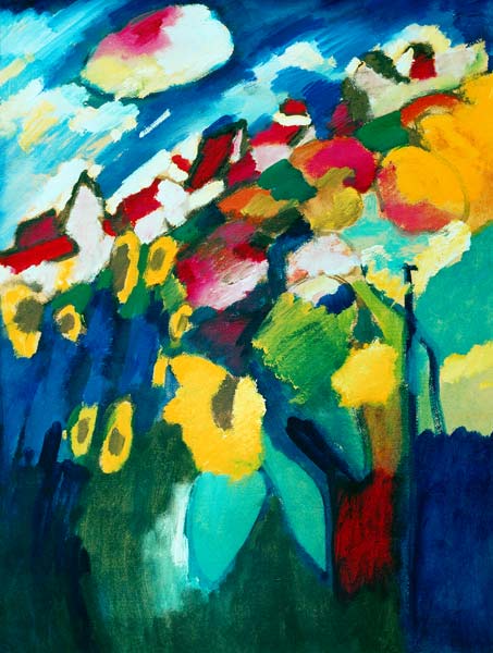 Murnau - The Garden II/ 1910 a Wassily Kandinsky
