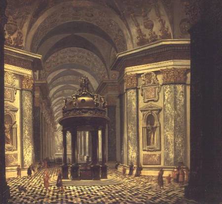 Interior of a Church a Wilhelm van Ehrenberg