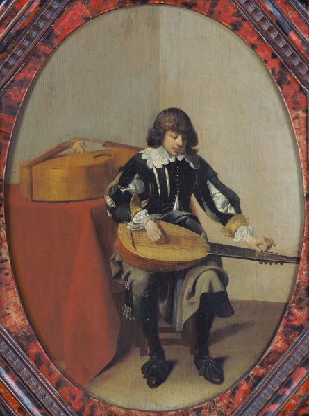 The Young Musician (oil on panel) a Willem Cornelisz Duyster