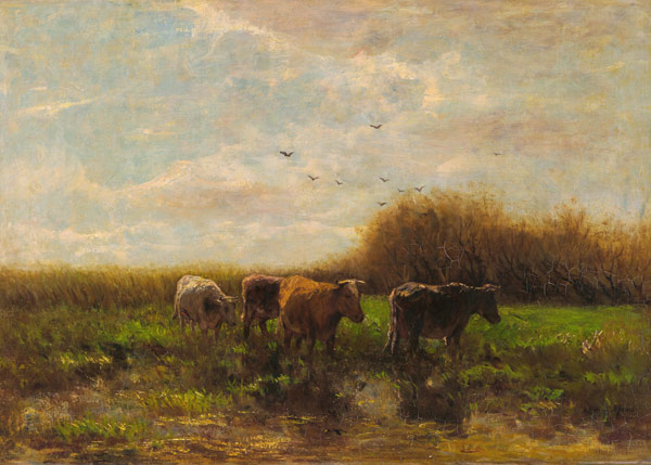 Cows at evening a Willem Maris
