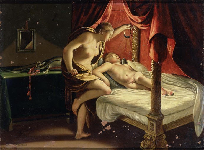 Cupid and Psyche a Willem van Mieris