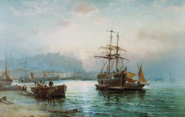 Scarborough Harbour a William A. Thornley or Thornbery