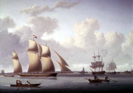Dutch and other vessels off Greenwich a William Anderson