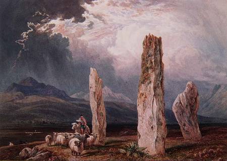 Circle of Stones at Tormore, Isle of Arran a William Andrews Nesfield