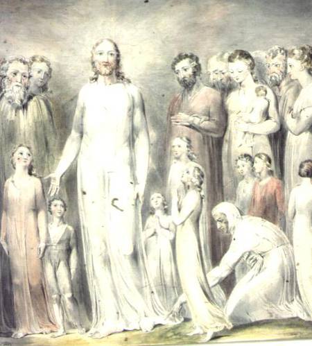 The Healing of the Woman with an Issue of Blood a William Blake