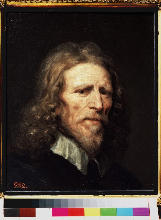 Portrait of Abraham van der Doort a William Dobson